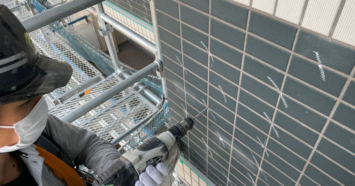 修繕工事の様子