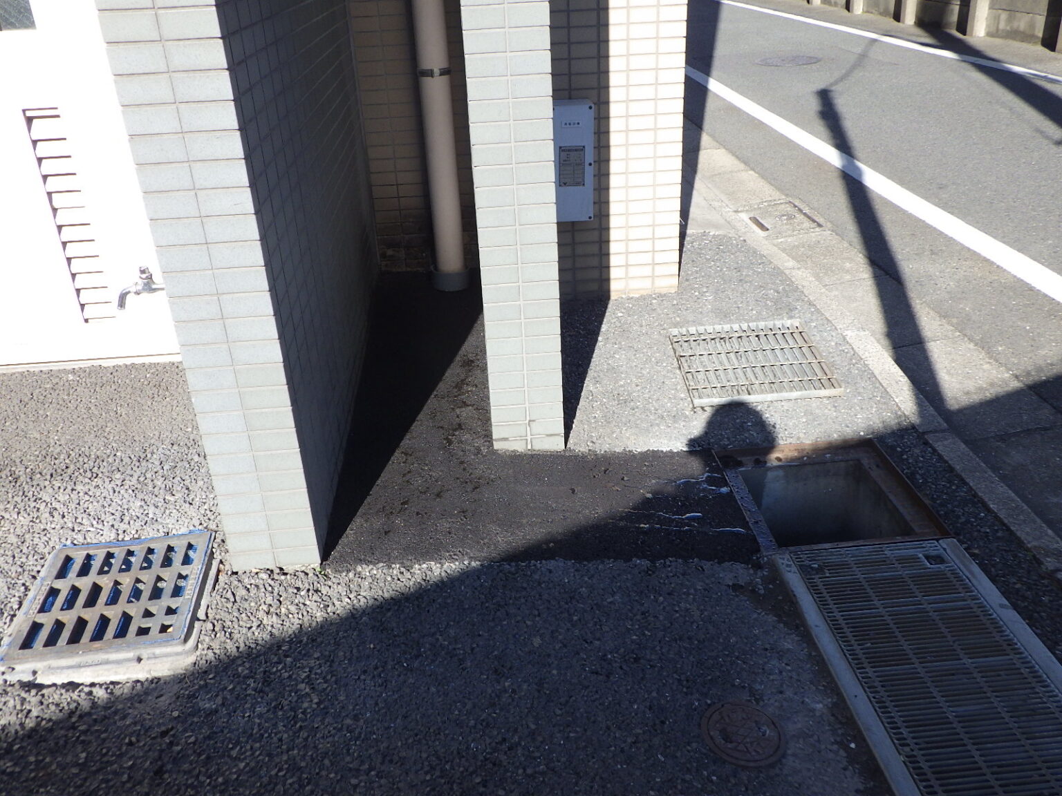 雨水管延長埋設工事｜大田区の分譲マンション